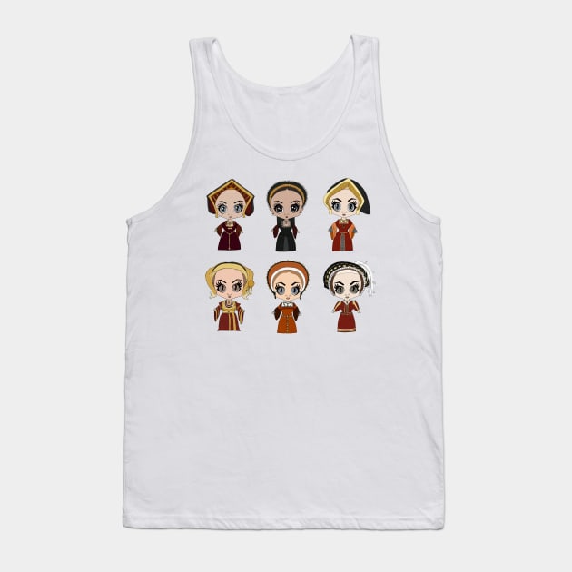 The Six Wives of Henry VIII Tank Top by thehistorygirl